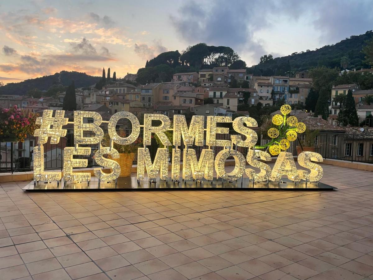 Appartement Pieds Dans L'Eau Vue Mer Bormes Les Mimosas Dış mekan fotoğraf
