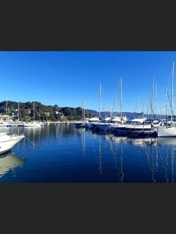 Appartement Pieds Dans L'Eau Vue Mer Bormes Les Mimosas Dış mekan fotoğraf