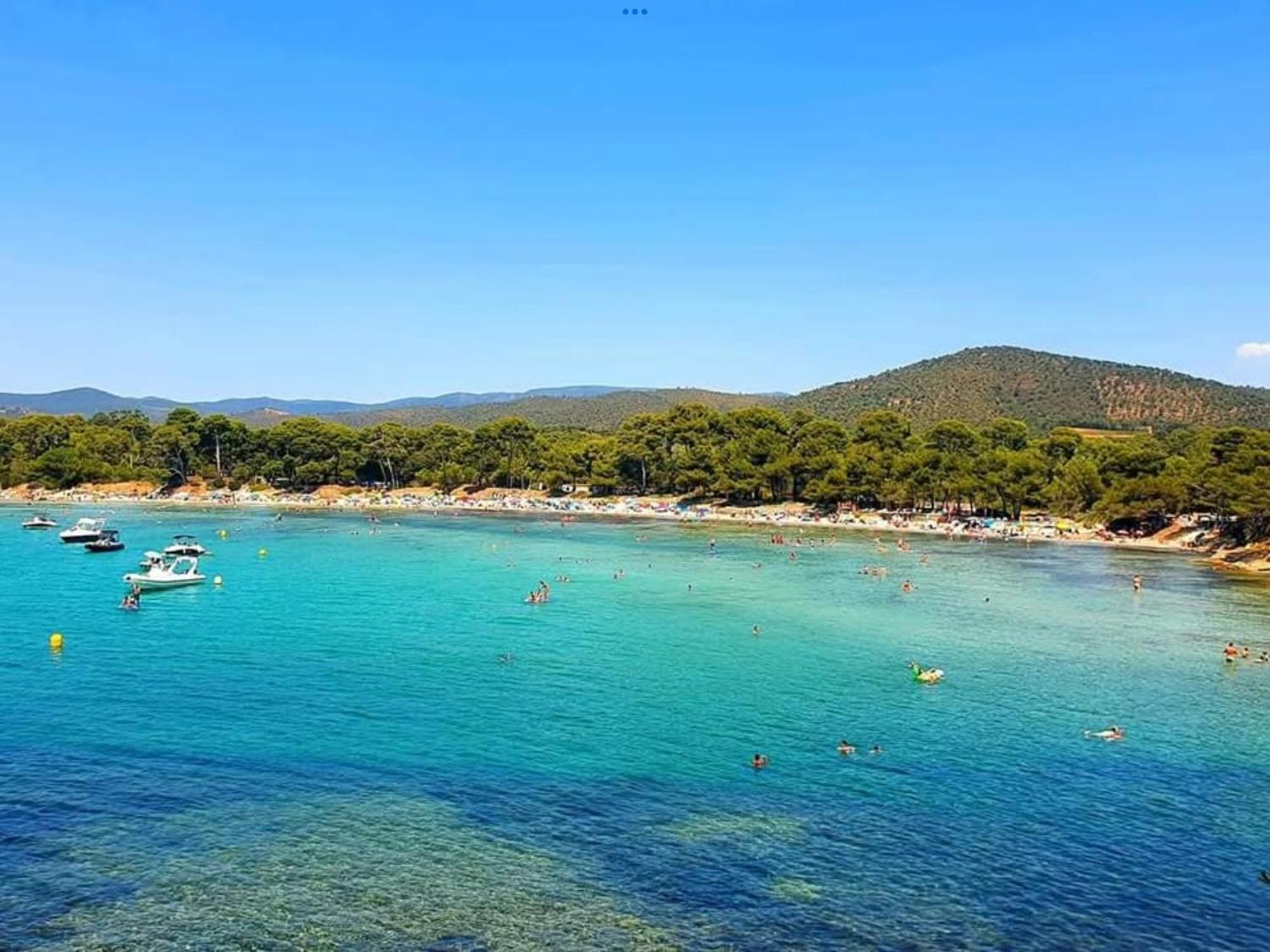 Appartement Pieds Dans L'Eau Vue Mer Bormes Les Mimosas Dış mekan fotoğraf